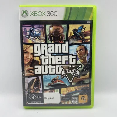 Grand Theft Auto GTA V 5 - Xbox 360 Game PAL Complete With Map & Manual - Image 1 of 4
