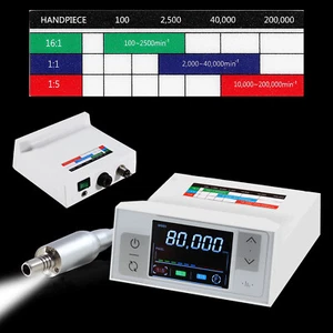 Dental Electric Electric Micromotor Colorful Screen f/ 1:1/1:5/16:1 contra angle - Picture 1 of 21