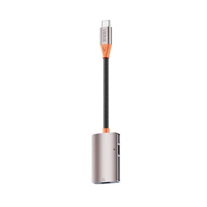 Adaptador de audio 2 en 1 VIDVIE tipo C a doble tipo C - Imagen 1 de 4