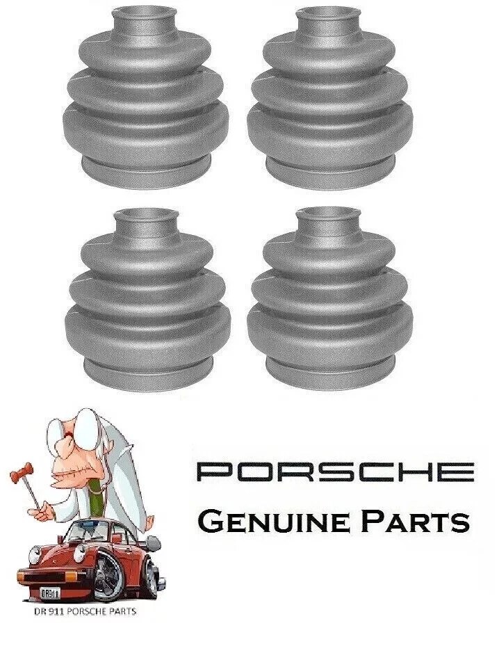 Porsche 911 1989-2009 Boxster 1997-2004 CV Joint Boot SET 4 Rein Automotive — 第 1/1 张图片