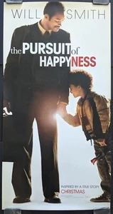 The Pursuit of Happyness 2006 Original 26x50 Mylar Kiosk Movie Poster, Smith - Picture 1 of 12