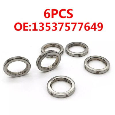 6x Anillo de sellado de inyector de combustible para BMW 135i 335i 340i N20 B38 N55 13537577649 EE. UU. Foto 1 de 4