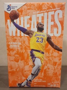 LeBron James Wheaties Box Los Angeles Lakers 15.6 OZ Full Cereal Box *See Desc* - Picture 1 of 14