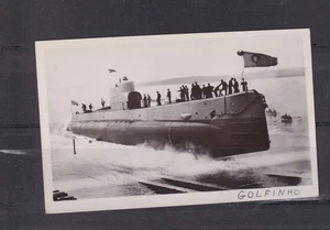 PORTUGAL, SUBMARINE " GOLFINHO " c1935 real photo ppc., unused. - Imagen 1 de 1
