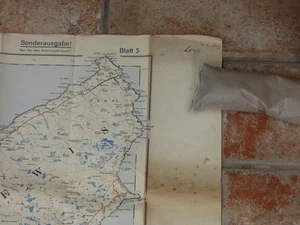 LEWIS. 1938 Original German WW2 Invasion Map. - Picture 1 of 3