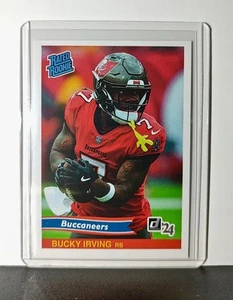 Bucky Irving Rookie 2024 Panini Rated Rookie Retro NFL #9 Buccaneers 1 of 890 - Picture 1 of 6