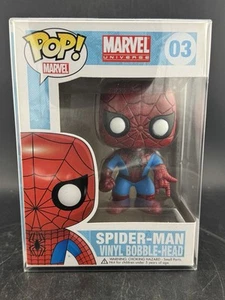 Funko Pop! Spider-Man 03 große Schrift 2014 OG Protector enthalten - Bild 1 von 6