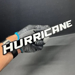 1PC HURRICANE 3D Emblem White Custom Badge Sticker for Car SUV TRUCK - Picture 1 of 11