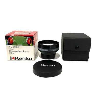 Kenko Video Tele Converter VC-200Hi Lens 2.0X 2X Camcorder Made In Japan - Image 1 of 4