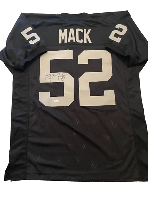 Khalil Mack Signed/Autographed Oakland Raiders  Jersey  WITNESSED (JSA) - Image 1 of 4