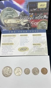 1951 - D US Vintage Coin Set - 5 Coins - USC00UC0 - Picture 1 of 4