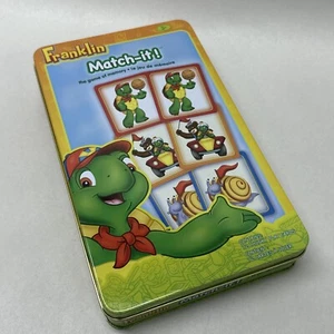 Franklin Match-It! The Game Of Memory 72 Chunky Play Cards In Metal Tin NOS Rare - Picture 1 of 7
