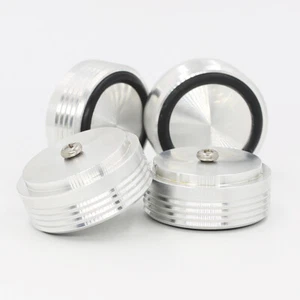 4 piezas 39 x17 mm amplificador de audio altavoz pies picos plata anillo alfombrillas almohadillas - Imagen 1 de 8