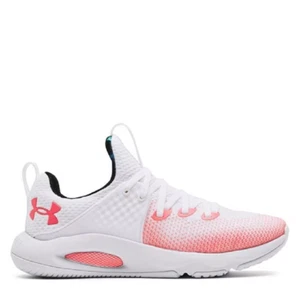 Under Armour Women's HOVR Rise 3 Cross Trainer WHITE CORAL  UK 4, 4.5, 6, 5.5 BN - Picture 1 of 2