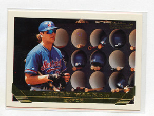 1993 TOPPS GOLD # 95 LARRY WALKER , EXPOS