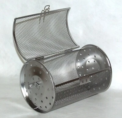 Rotisserie Basket for Grills or Air Fryers, Coffee Roaster Drum for BBQ 18X12cm - Image 1 of 4