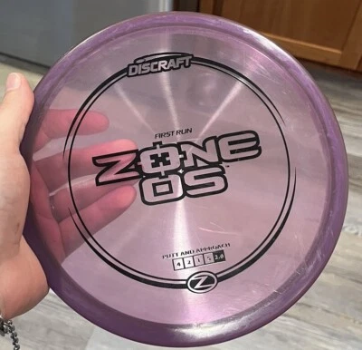 Discraft Z Zone OS, 172 Gs, Purple, Field Tested, No Ink. Great Puddle Top - Image 1 of 4