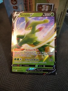 Virizion V SWSH295 SWSH: Sword & Shield Promo Cards Holo - Picture 1 of 2