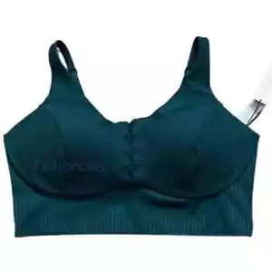 Victorias Secret Allegro mittlerer Unterstützung gefütterter Sport-BH grün - Bild 1 von 6