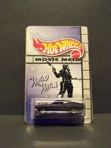 Custom HotWheels INTERCEPTOR  and package of  "Movie Metal"  MAD MAX - Picture 1 of 3