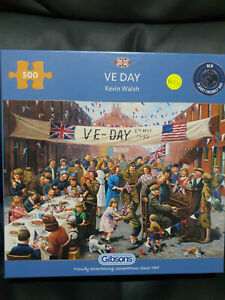 Gibsons G3127 VE Day by Kevin Walsh 500 pce jigsaw puzzle 