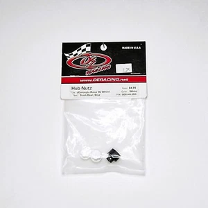 DE Racing (DER-HN-FW) Hub Nutz J-Concepts Rulux Rear White - Slash Rear/Blitz - Picture 1 of 2