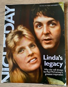NIGHT & DAY POST ON SUNDAY MAGAZIN 19. SEPTEMBER 1999 LINDA MCCARTNEY ENGLAND - Bild 1 von 4