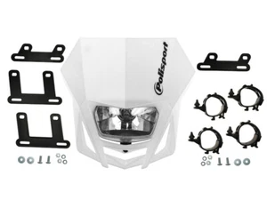 Scheinwerfer-Maske Polisport LMX weiß für Aprilia BMW Honda Suzuki KTM Husqvarna - Bild 1 von 3