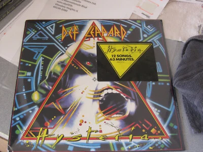 Def Leppard ‎– Hysteria (1987) Mercury ‎– 830 675-1 NEW sealed vinyl first press - Image 1 of 4