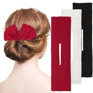3 PCS Flexible Reusable Hair Bun Makers, French Twist Lazy Hair Curlers Donut... - Picture 1 of 6