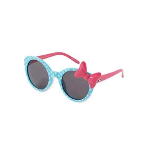 *DISNEY  JUNIOR* MINNIE MOUSE GIRLS SUNGLASSES * BLUE & WHITE POLKA DOT SHADES* - Picture 1 of 2