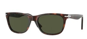 Persol 0PO3291S 24/31 Havana/ Green Rectangle Men's Sunglasses - Picture 1 of 4