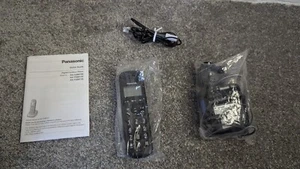 Panasonic Landline KX-TGB610EB Cordless Telephone with docking station- Black - Zdjęcie 1 z 9