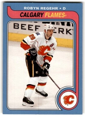 2008-09 O-Pee-Chee '79-80 Retro Robyn Regehr #352 Calgary Flames - Image 1 of 2