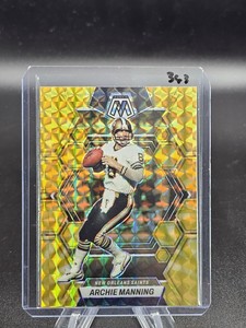 2023 Mosaic Football Archie Manning Reactive Yellow Mosaic #173 New Orleans