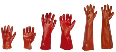 Dicke Gummihandschuhe aus PVC in verschiedenen Längen, Schulterlang und kürzer - Bild 1 von 4