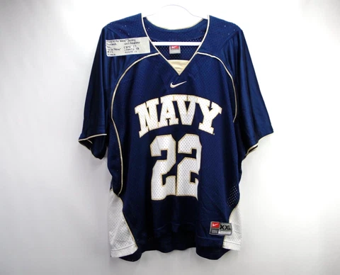 Nike US Navy Lacrosse Practice Team Issue Pinnie Jersey Mens Size XXL # 22 Cover