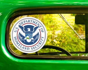 2 DECALCOMANIA SICUREZZA DIPARTIMENTO DEGLI STATI UNITI PATRIA adesivo Bogo per finestra paraurti auto - Foto 1 di 1