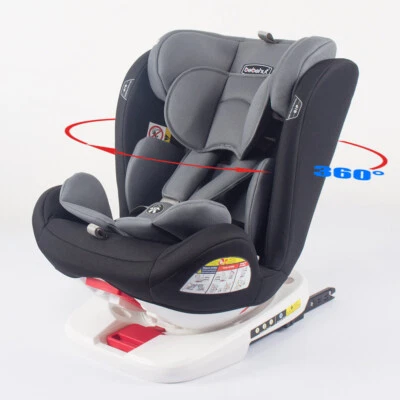 BEBEHUT ISOFIX CHILD CAR SEAT 0-36kg GROUP 0+/1/2/3 ECE APPROVED CAR SEAT 360° ROTATING