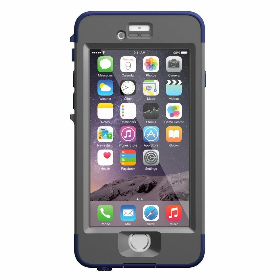 iPhone 6 ONLY (4.7" Version) LifeProof NUUD Waterproof Case NIGHT DIVE BLUE - Image 1 of 1