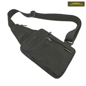 "Acropolis Document Bag (Shoulder Strap) - Black SDD-2" - Picture 1 of 3