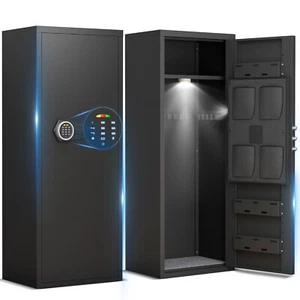 10-12 Unassembled Digital Gun Safe with Magnetic Induction Light,Storage Bag - Picture 1 of 7