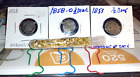 3 Seated Liberty 90% Silver Half Dimes 1853x2, 1858 o + 1 Tube of Gold Flake!