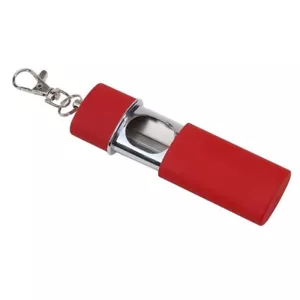 Red Cigarette Pocket Ashtray With Keychain - Picture 1 of 1