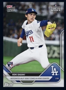 2025 TOPPS NOW-Tokyo Series MLB Debut Rookie-ROKI SASAKI(Topps Bunt Digital card - Picture 1 of 1