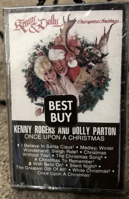 KENNY ROGERS AND DOLLY PARTON "Once Upon A Christmas"  1984 Cassette - Image 1 of 3
