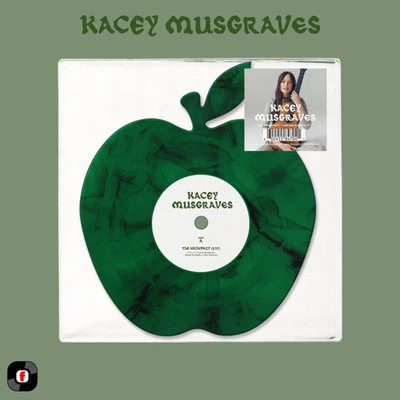 Kacey Musgraves The Architect Apple Shaped 7" Green Vinyl NEW - Image 1 of 2