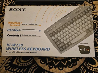 Sony KI-W250 Wireless Keyboard Remote for Sony Internet Terminal New - Free SH - Image 1 of 4
