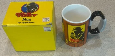 DICK TRACY The Movie MUG (1990 Applause) -- Watch Handle Edition -- In Box - Image 1 of 2