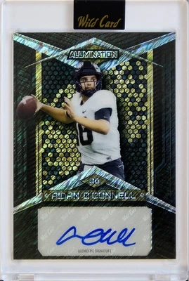 2023 Wild Card Aidan O'Connell /15 Alumination Auto!! - Image 1 of 2